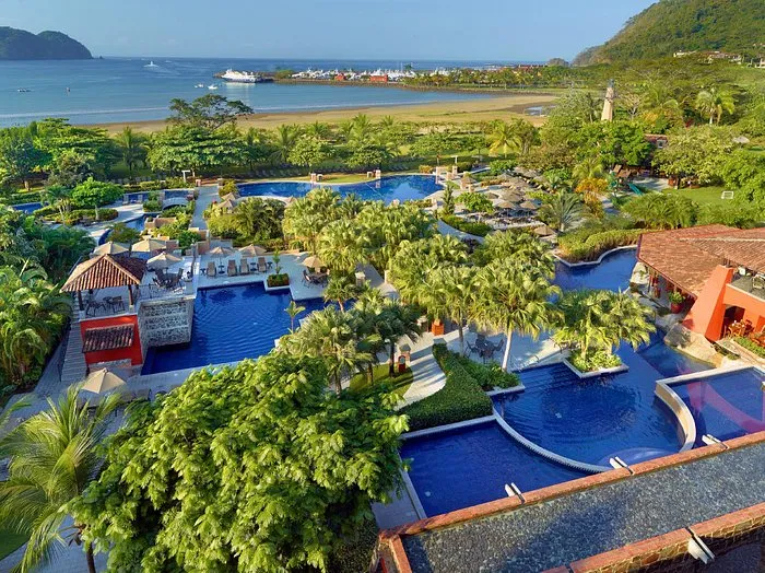 Drone view of Los Sueños Resort Vacation Rentals in Jaco Costa Rica